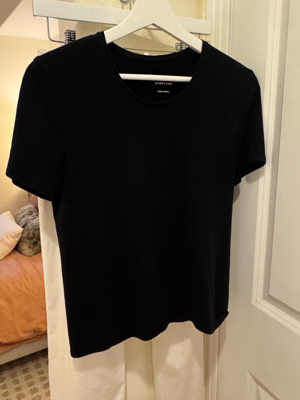 Everlane Black Short Sleeve Organic Cotton Tee